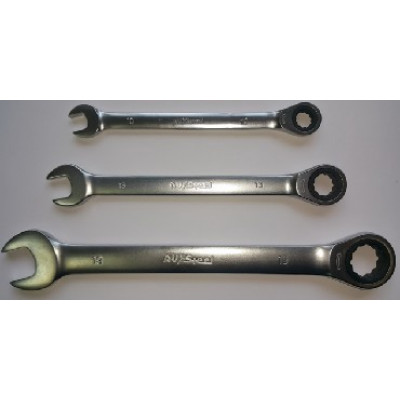 AUTOVIRAZH (AV-315012) Ключ комб с трещоткой 12mm AV Steel