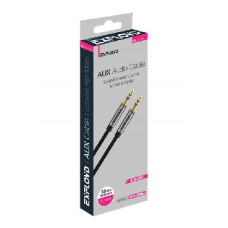 EXPLOYD EX-K-639 AUX Jack 3,5mm (M) - Jack 3,5mm (M) круглый силикон 2M чёрный SONDER