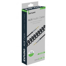 EXPLOYD EX-K-478 Кабель AUX Jack3,5mm(M) - Jack3,5mm(M) 1M SONDER пружина черный
