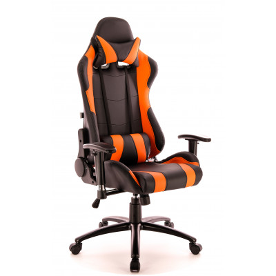 EVERPROF Lotus S2 экокожа чёрный с оранжевым