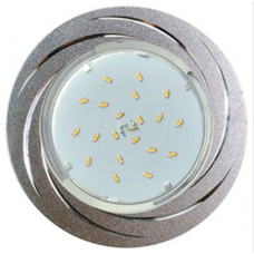 ECOLA FC5386ECB GX53 H4 DL5386 светильник встраив. без рефл. Вихрь матовый Хром/Алюм 20X110 (к+)