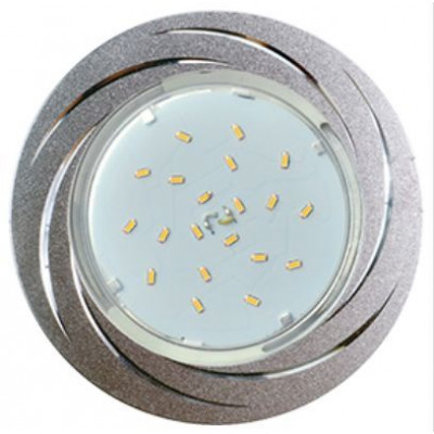 ECOLA FC5386ECB GX53 H4 DL5386 светильник встраив. без рефл. Вихрь матовый Хром/Алюм 20X110 (к+)