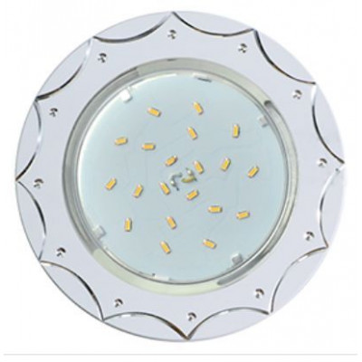 ECOLA FW5384ECB GX53 H4 DL5384 светильник встраив. без рефл. Звезда Белый/Алюм 20X110 (к+)
