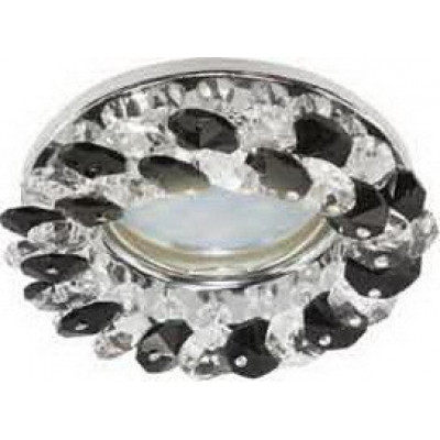 ECOLA MR16 FB1618EFY CD4141 GU5.3 Светильник встр. круглый с хрусталиками 50x90