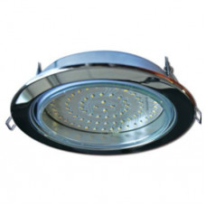 ECOLA FC70H5ECB GX70-H5 светильник хром встр. без рефл. 53X151 (кD135)