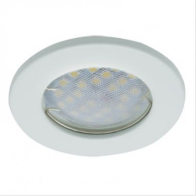 ECOLA FW1621EFY LIGHT MR16 DL90 GU5.3 Светильник встр. плоский Белый 30X80 - 2PACK (кD74)