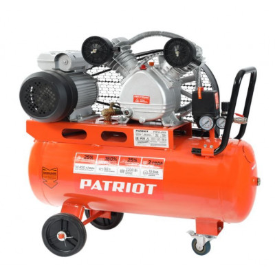 PATRIOT 525306325 PTR 50 450A Компрессор поршневой ременной