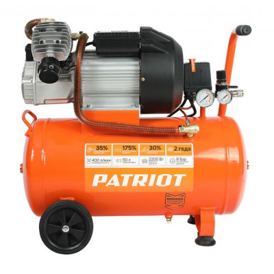PATRIOT 525306315 VX 50 402 Компрессор поршневой масляный