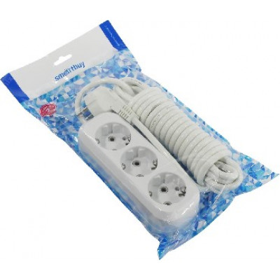 SMARTBUY (SBE-16-3-02-Z) 3 гнз х 2,0 м (16А/3.5кВт, ПВС 3х1.0)