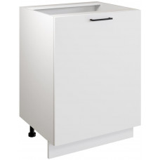 МЕБЕЛЬ-КОМПЛЕКС Шкаф - стол 60см Simple Н600 белый/ Белый (1 кор.)