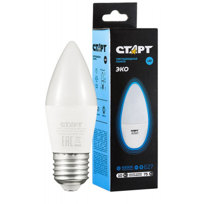 СТАРТ LEDCANDLEE27 10W 65 WS