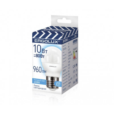 ERGOLUX (14546) LED-G45-10W-E27-4K