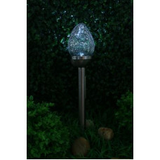 INBLOOM Фонарь пламя на солн,бат,8х42см LED1*бел IP44 1*1,2vNi-MH2/3AA 600mAH 2,1v25мA,мет,пласт,ст 475-294