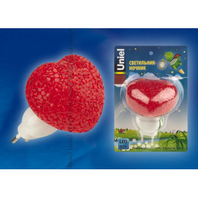 UNIEL DTL-309-Сердечко/RED/1LED/0,1W