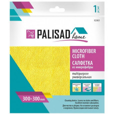 PALISAD Салфетка универс. из микрофибры 300X300 мм, жёлтая, HOME 923035