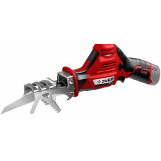 ЗУБР СПЛ-125 12В, без АКБ, в коробке, пила сабельная.
