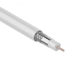 PROCONNECT (01-2621) КАБЕЛЬ КОАКСИАЛЬНЫЙ RG-59U, 75 ОМ, CCS/AL/AL, 48%, БУХ 100 М, белый